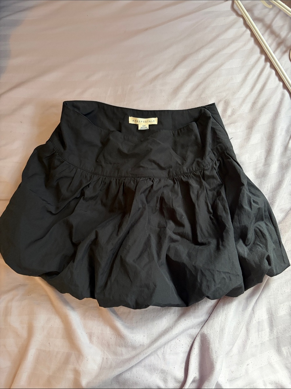 Aeropostale Black Bubble Skater Mini Skirt
